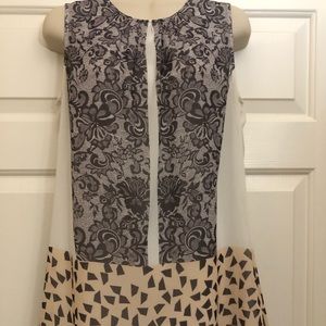 CAbi - 938 Ladylike Sleeveless Tunic Top Small